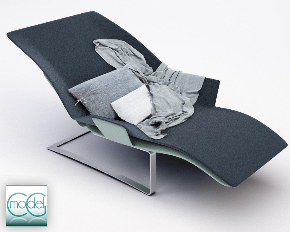 3d chaise blanket pillows