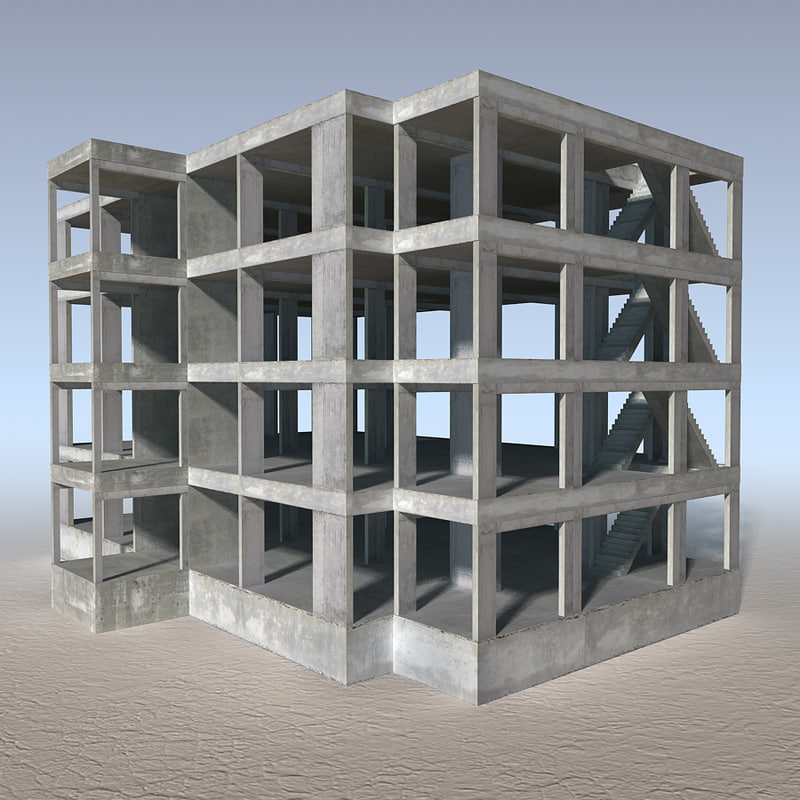 building construction 3d model