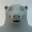 cartoon bear polar character naked 3d max