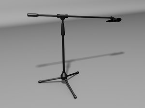 3d model microphone stand