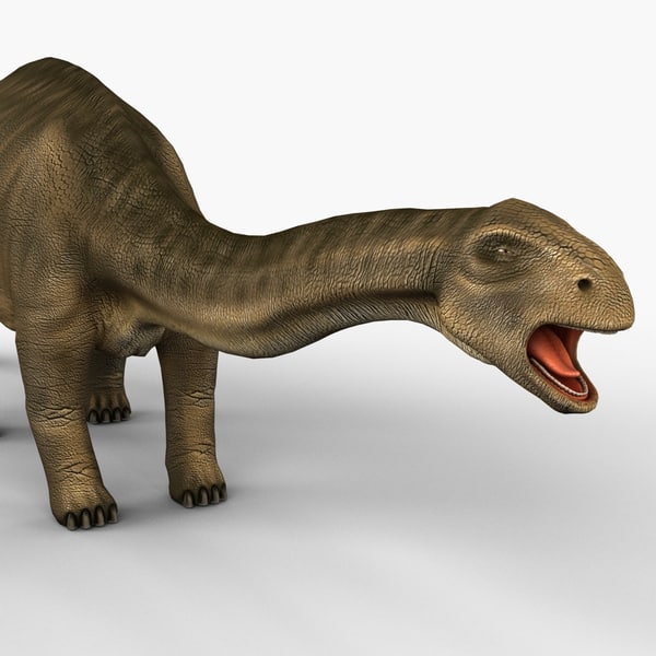 brontosaurus 3d