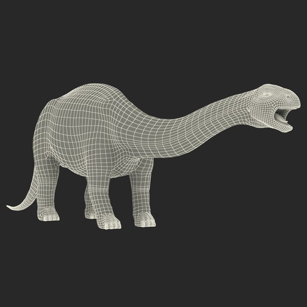 brontosaurus view in 3d