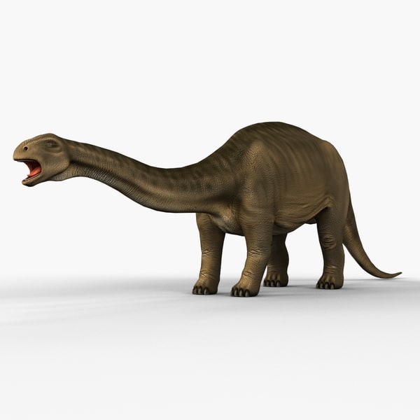 3d brontosaurus