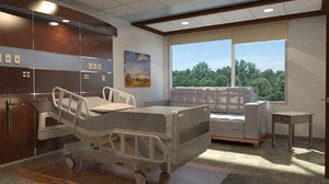 275 patient room sf max