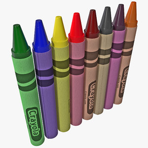 crayons 3d max