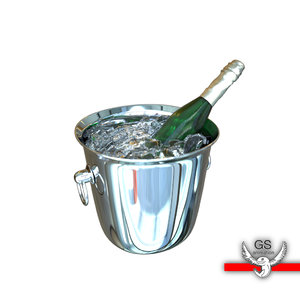 3ds max champagne ice bucket