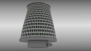 3d model air filter