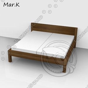 morgan double bed obj