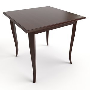 free dining table 3d model
