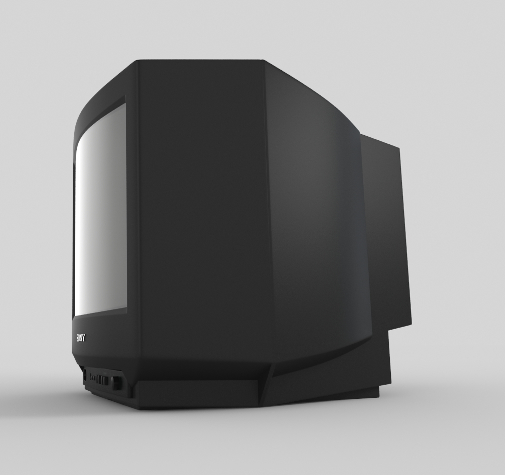 3d model sony television