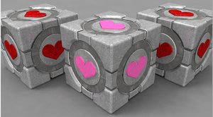 companion cube 3d model