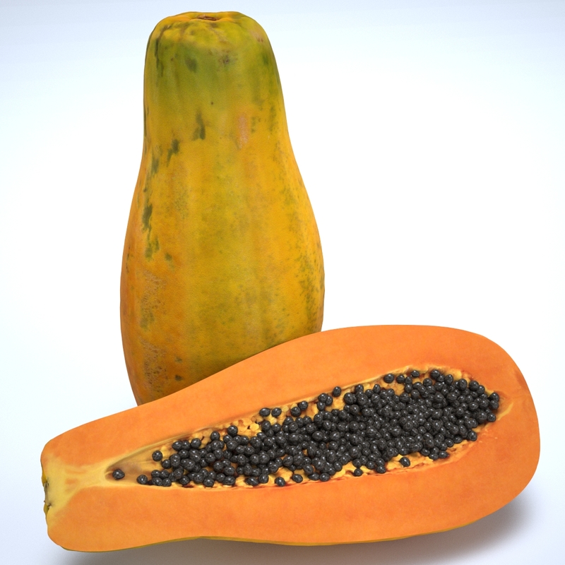 3d papaya