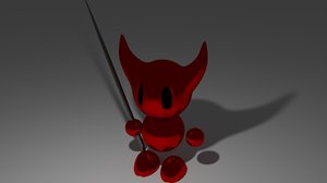 3d devil demon model