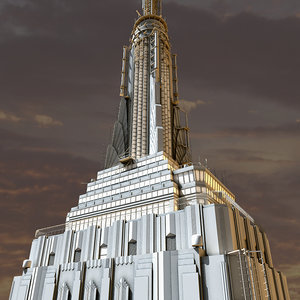 empire state building 3d model