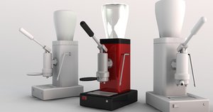 espresso machine 3d lwo