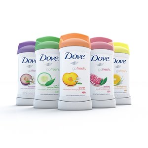 3d model dove deodorant