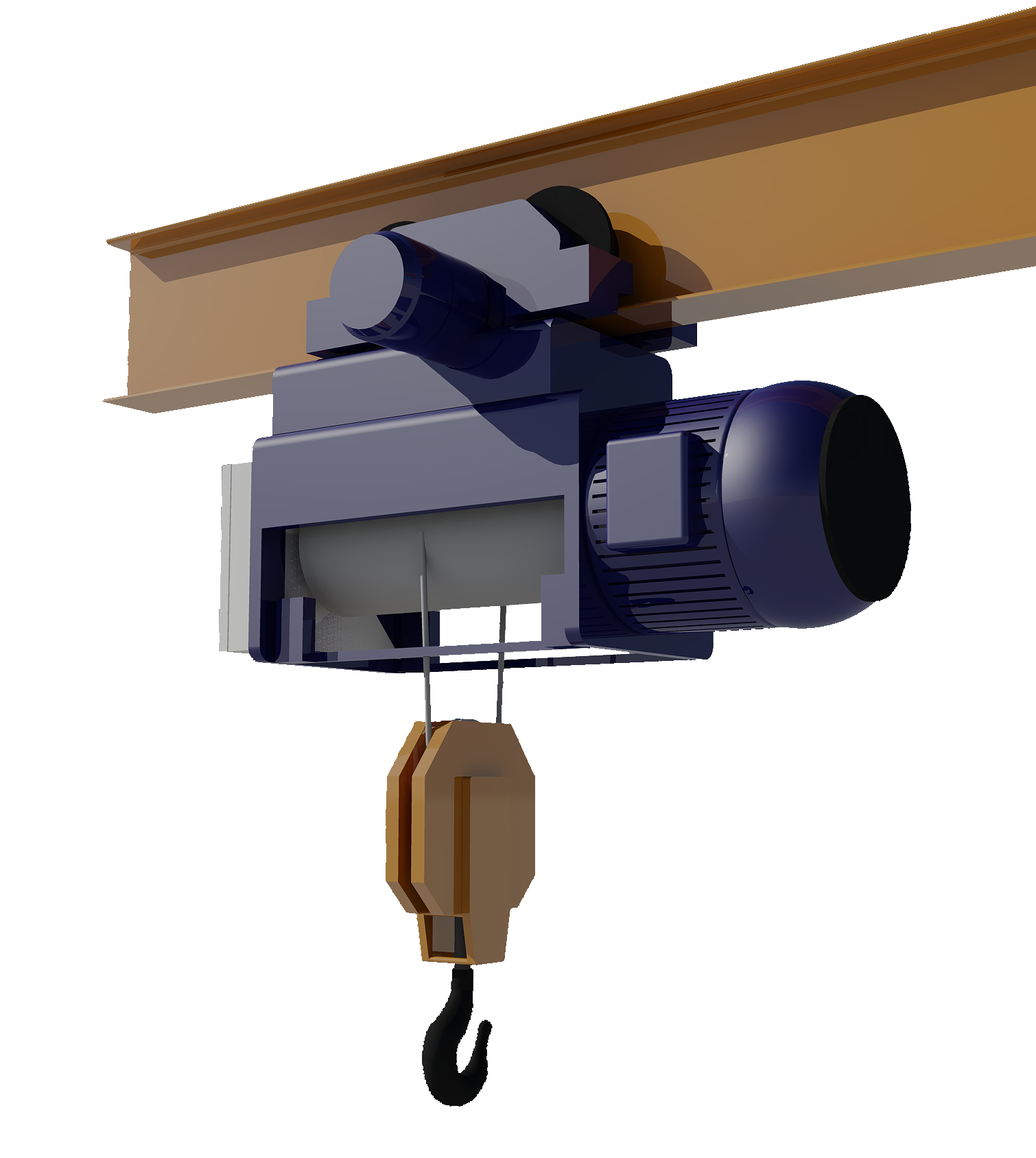 hoist 3d dwg