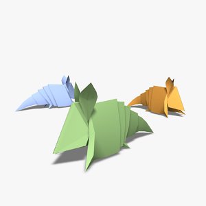 origami armadillos 3d 3ds