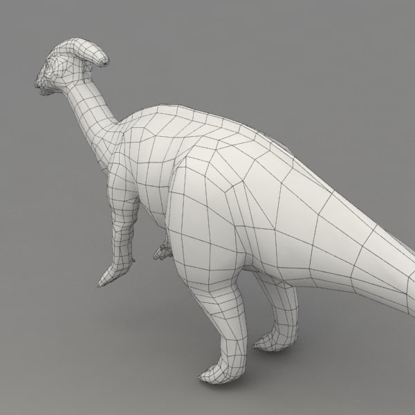 3d model of 13 dinosaur rigged pack