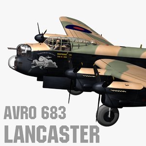 3d avro 683 lancaster