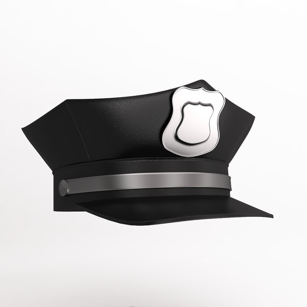 3dsmax police cap
