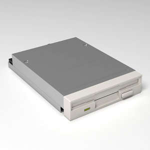 3d model floppy disk drive