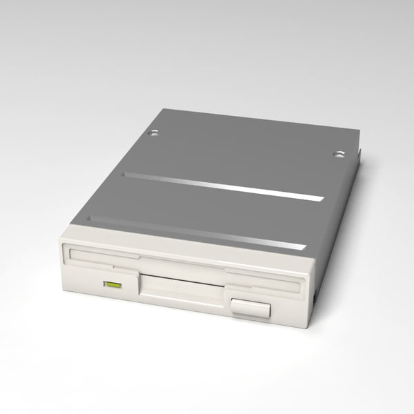 3d model floppy disk drive