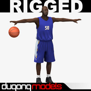 basketball player 3d model