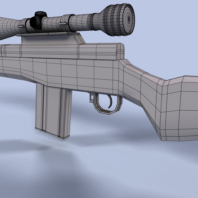 rifle sniper 3d model