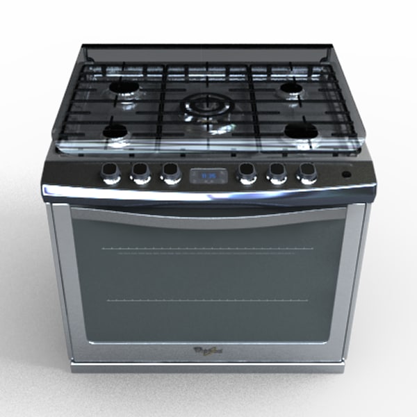 we9620s stove 3d model