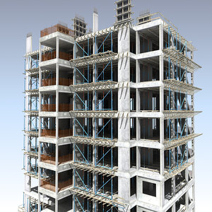 building construction 3d max