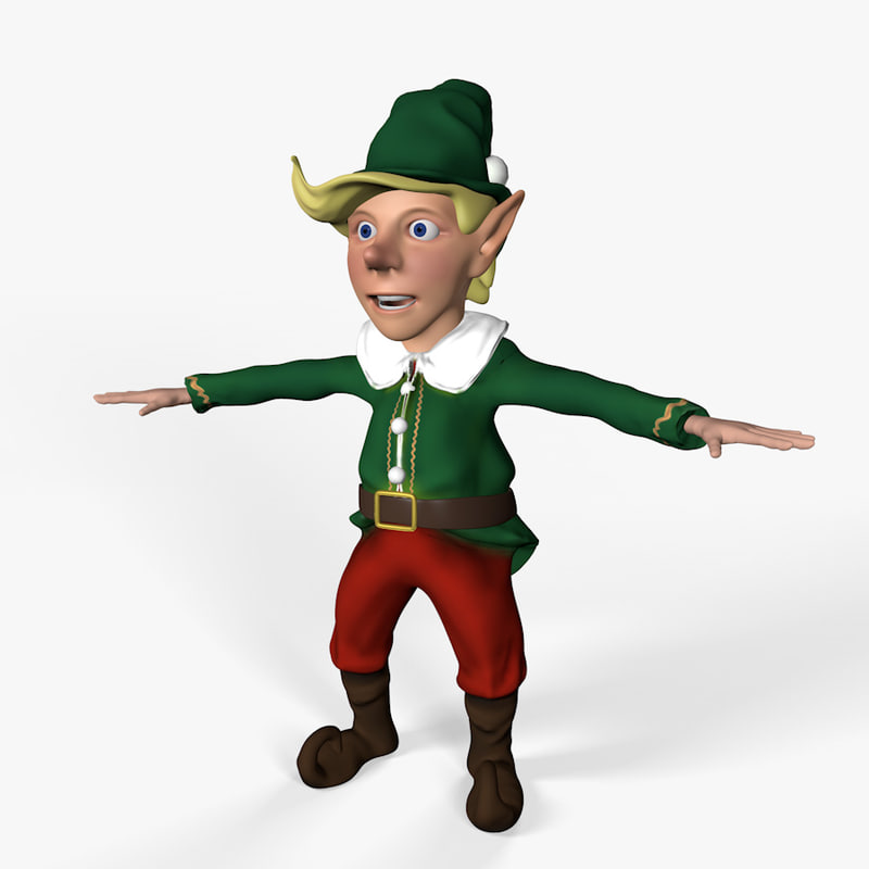 christmas elf dxf