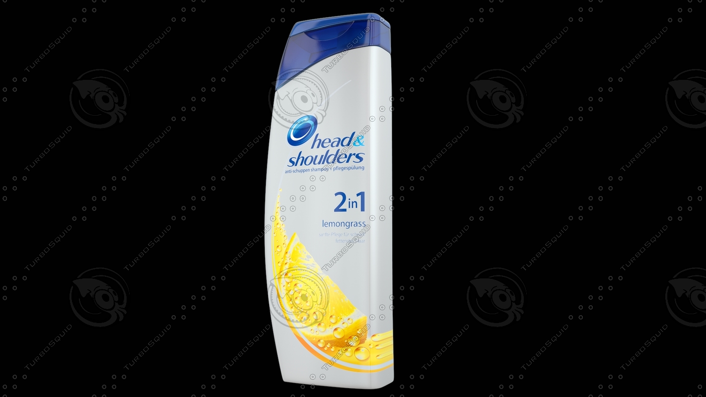 recent head shoulders shampoo bottle c4d