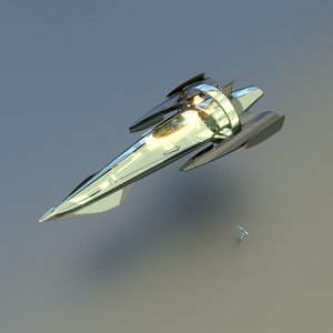 space cruiser 3d model