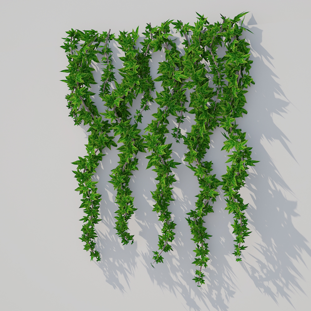 3d model wall hanging plant