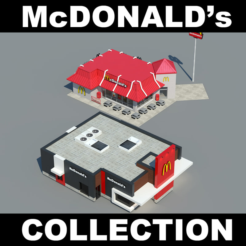 3d mcdonalds mc