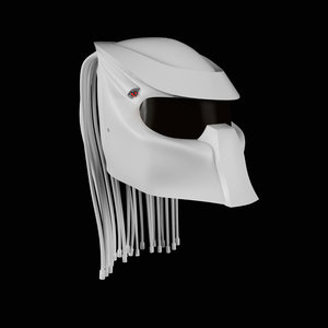 3d racing predator helmet