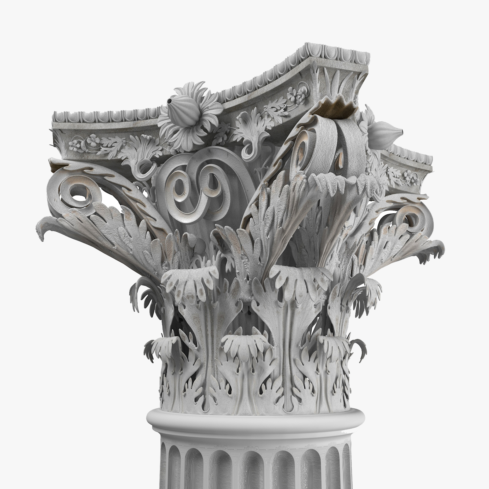 3d corinthian column