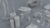 50 Model Greeble Pack