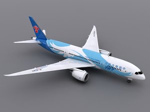 aircraft china southern 3d max