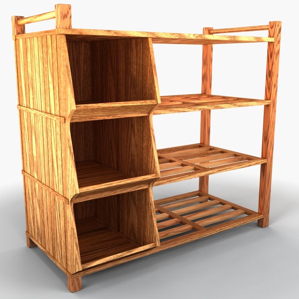 3d outdoor shoe rack