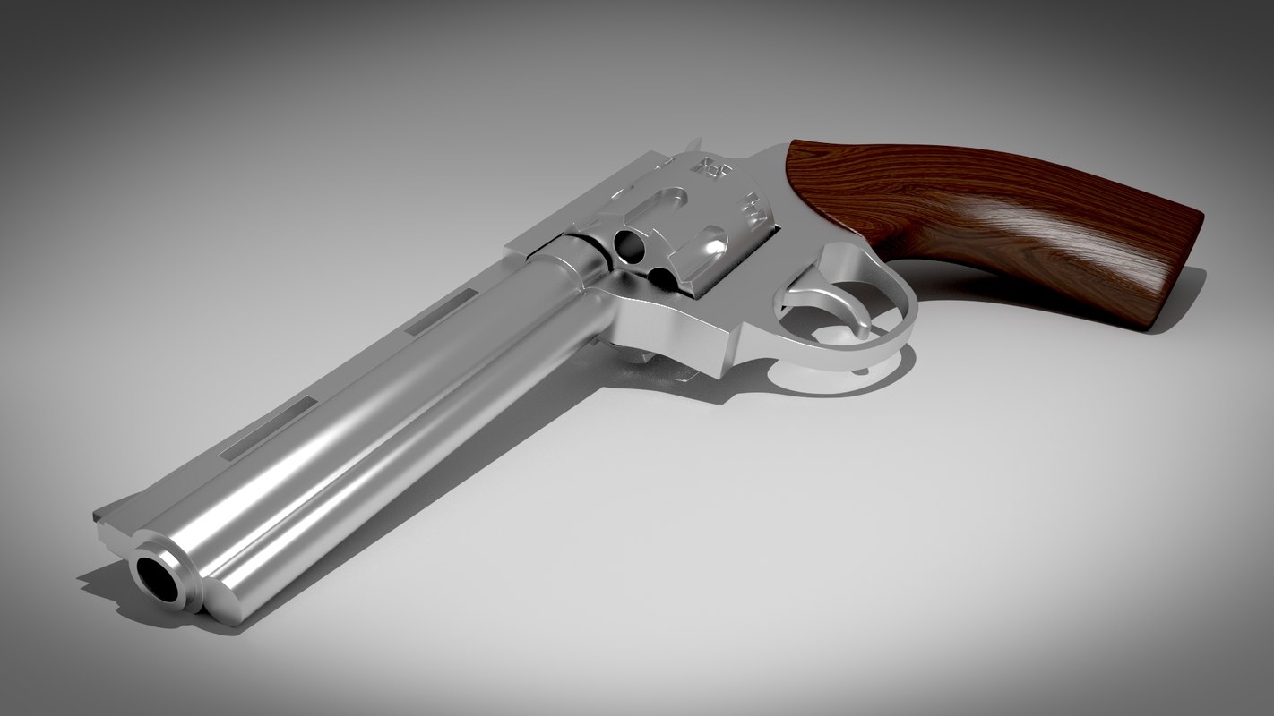 Револьвер 03. Револьвер STL. Revolver 3d model. M47 Revolver 3d model.