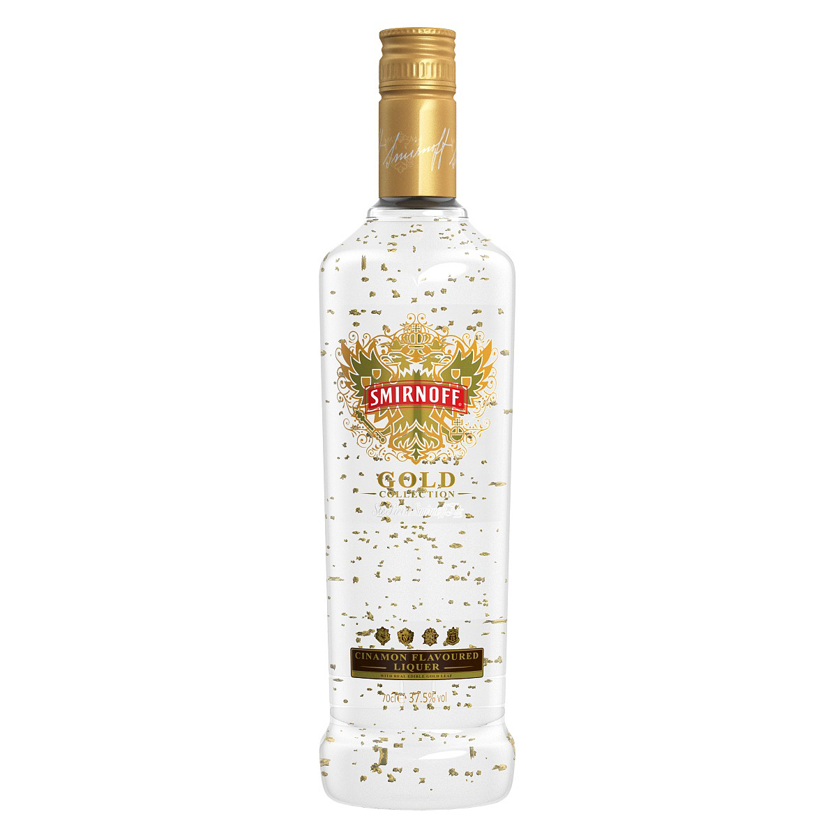 3d smirnoff gold vodka bottle