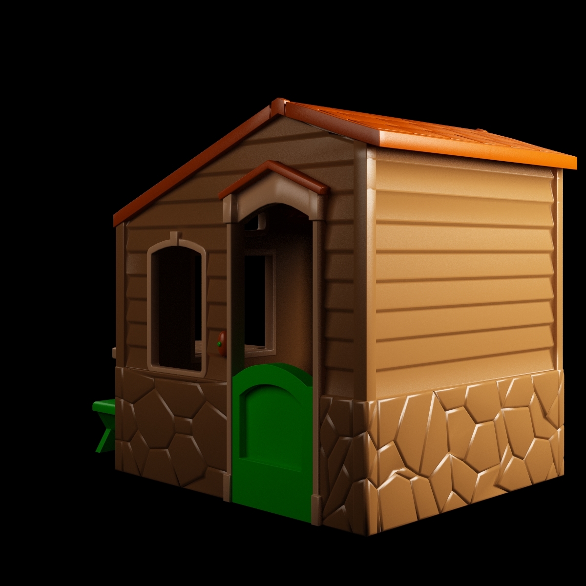 small house toy 3d model