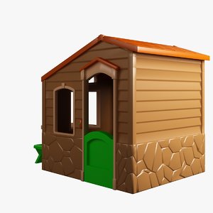 small house toy 3d model