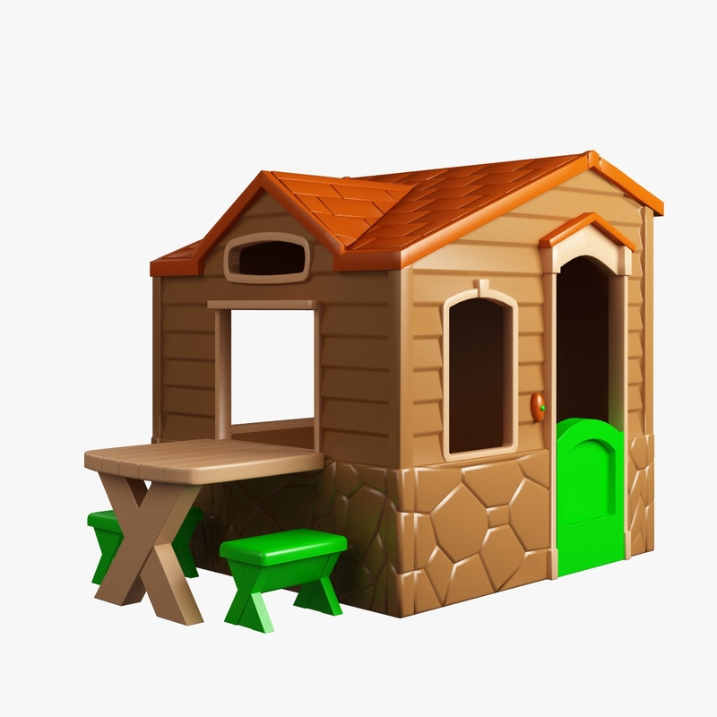 small house toy 3d model