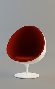 egg chair 3d model
