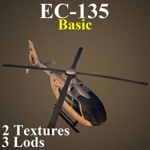 eurocopter basic 3d model
