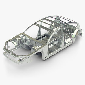 3d model car frame