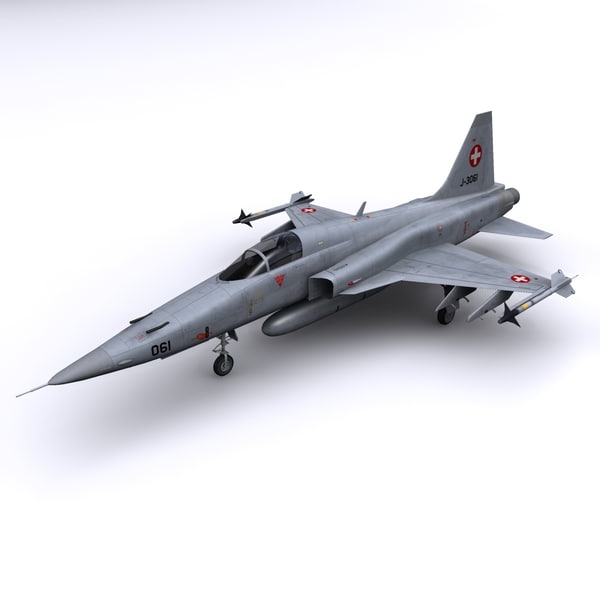 F 5eタイガーiiスイス空軍3dモデル Turbosquid